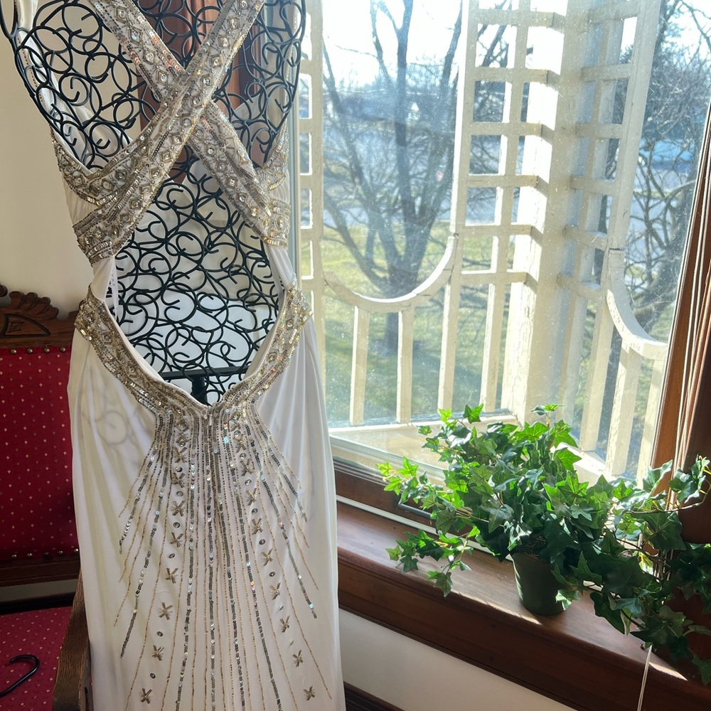 vintage elegant beaded dress